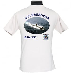 SSN 752 USS Pasadena 2-Sided Photo T Shirt
