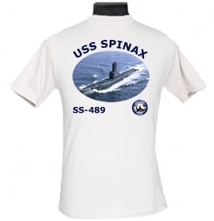 SS 489 USS Spinax 2-Sided Photo T Shirt
