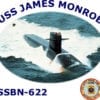 SSBN 622 USS James Monroe 2-Sided Photo T Shirt