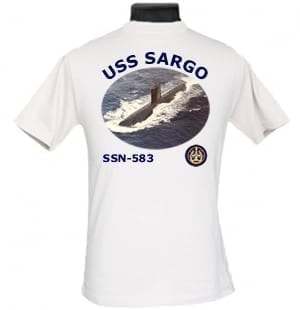 SSN 583 USS Sargo 2-Sided Photo T Shirt