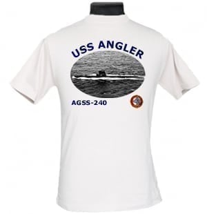 SS 240 USS Angler 2-Sided Photo T Shirt