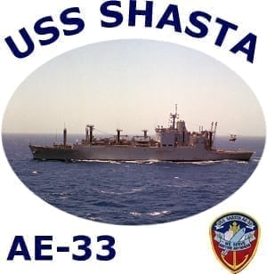 AE 33 USS Shasta 2-Sided Photo T Shirt
