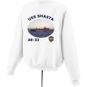 AE 33 USS Shasta Photo Sweatshirt