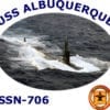 SSN 706 USS Albuquerque Photo Sweatshirt