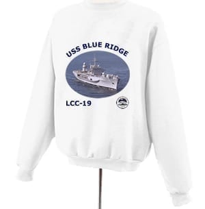LCC 19 USS Blue Ridge Photo Sweatshirt