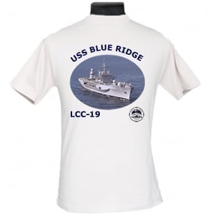 LCC 19 USS Blue Ridge 2-Sided Photo T Shirt