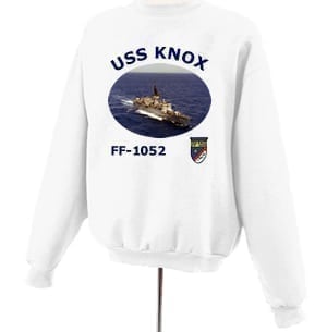 FF 1052 USS Knox Photo Sweatshirt