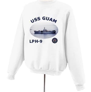 LPH 9 USS Guam Photo Sweatshirt