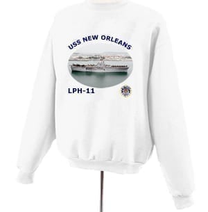 LPH 11 USS New Orleans Photo Sweatshirt