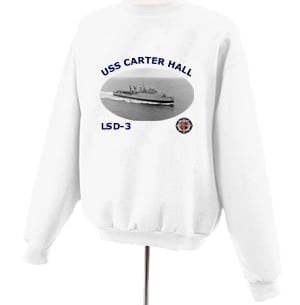 LSD 3 USS Carter Hall Photo Sweatshirt
