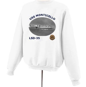 LSD 35 USS Monticello Sweatshirt