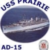 AD 15 USS Prairie Photo Sweatshirt