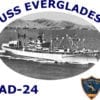 AD 24 USS Everglades Photo Sweatshirt