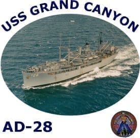AD 28 USS Grand Canyon Photo Sweatshirt