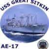 AE 17 USS Great Sitkin Photo Sweatshirt