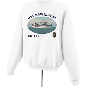 AO 146 USS Kawashiwi Photo Sweatshirt