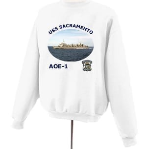 AOE 1 USS Sacramento Photo Sweatshirt