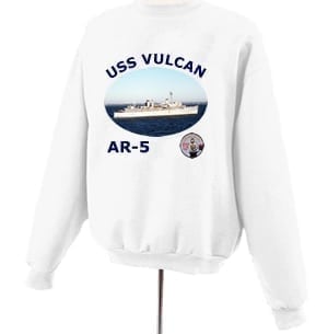 AR 5 USS Vulcan Photo Sweatshirt