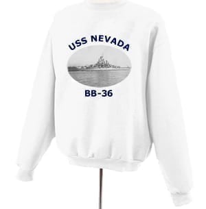 BB 36 USS Nevada Photo Sweatshirt