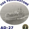 AD 27 USS Yellowstone Photo Sweatshirt