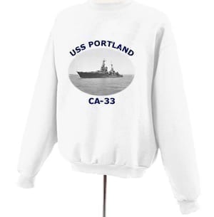 CA 33 USS Portland Photo Sweatshirt