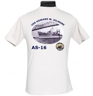 AS 16 USS Howard W Gilmore 2-Sided Photo T Shirt