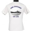 CA 136 USS Chicago 2-Sided Photo T Shirt