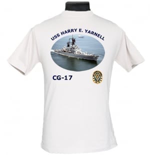 CG 17 USS Harry E Yarnell 2-Sided Photo T Shirt