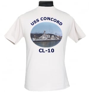 CL 10 USS Concord 2-Sided Photo T Shirt