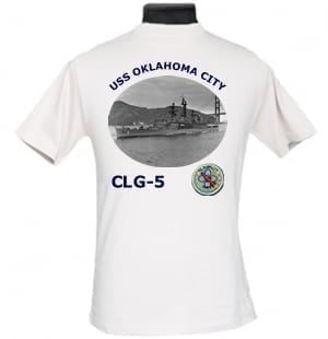 CLG 5 USS Oklahoma City 2-Sided Photo T Shirt
