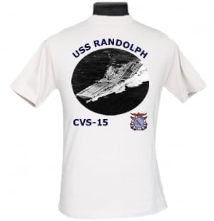 CV 15 USS Randolph 2-Sided Photo T Shirt