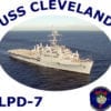 LPD 7 USS Cleveland Photo Sweatshirt