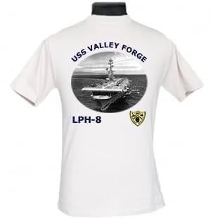 LPH 8 USS Valley Forge 2-Sided Photo T-Shirts