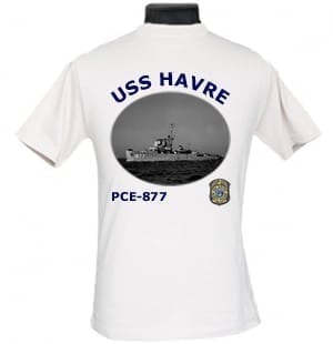 PCE 877 USS Havre 2-Sided Photo T-Shirts