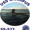 SS 523 USS Grampus 2-Sided Photo T-Shirts