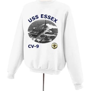 CV 9 USS Essex Photo Sweatshirt