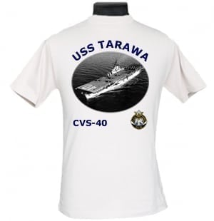 CV 40 USS Tarawa 2-Sided Photo T-Shirt