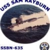 SSBN 635 USS Sam Rayburn 2-Sided Photo T-Shirts