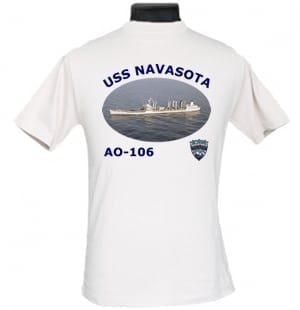 AO 106 USS Navasota 2-Sided Photo T-Shirt