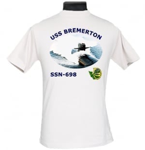 SSN 698 USS Bremerton 2-Sided Photo T-Shirt