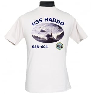 SSN 604 USS Haddo 2-Sided Photo T-Shirt