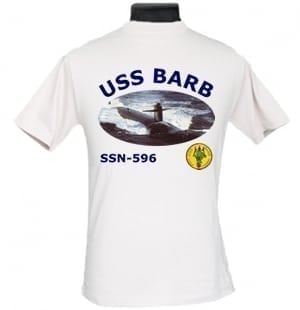 SSN 596 USS Barb 2-Sided Photo T-Shirt