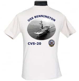 CVS 20 USS Bennington 2-Sided Photo T Shirt