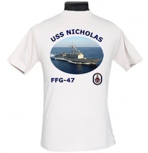 FFG 47 USS Nicholas 2-Sided Photo T Shirt