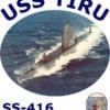 SS 416 USS Tiru 2-Sided Photo T-Shirts