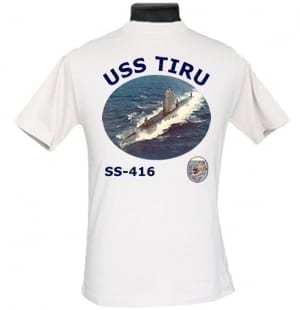 SS 416 USS Tiru 2-Sided Photo T-Shirts