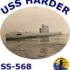 SS 568 USS Harder 2-Sided Photo T-Shirts