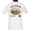 SS 568 USS Harder 2-Sided Photo T-Shirts