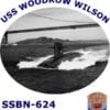 SSBN 624 USS Woodrow Wilson 2-Sided Photo T-Shirts