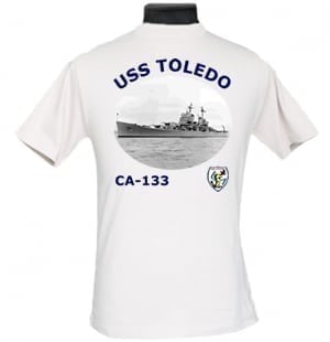 CA 133 USS Toledo 2-Sided Photo T Shirt